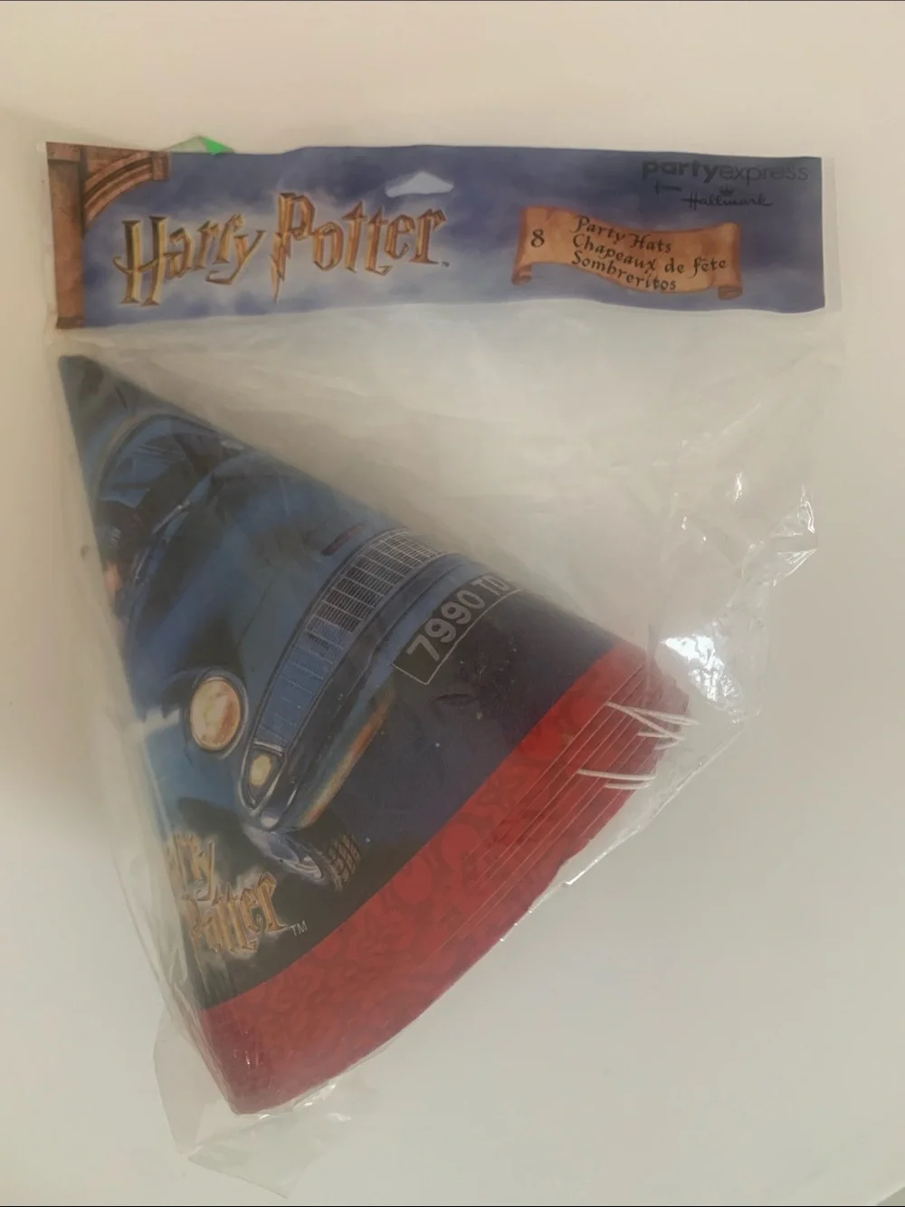 Warner Bros. Harry Potter Blue and Red Party Hats (Pack of 8)